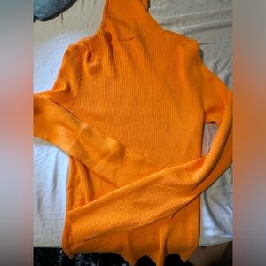 NWT orange H&M turtle neck
